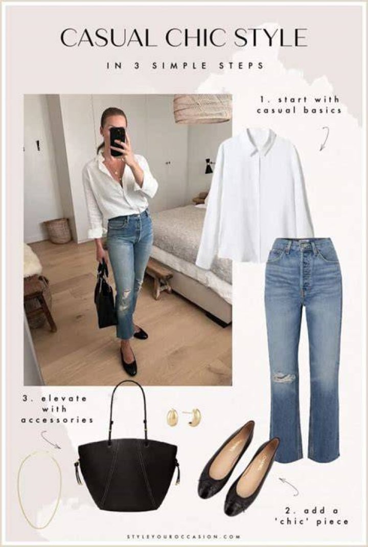 The chic look is perfect for autumn and winter