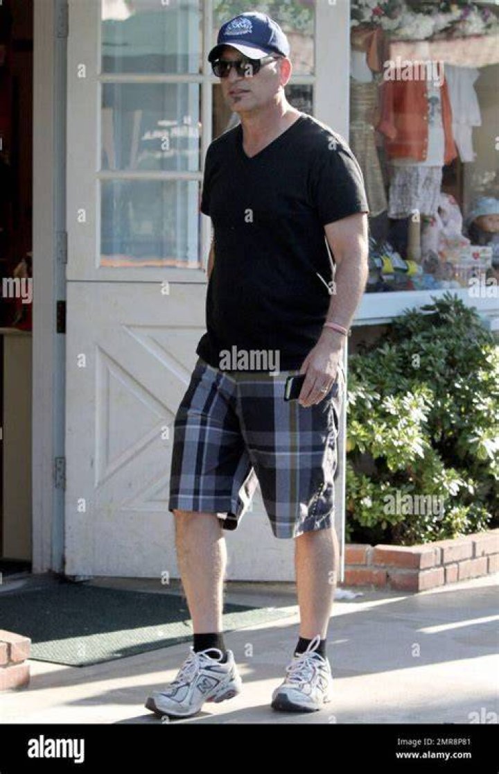 The comedian wore shorts, trainers and a zip up hooded top on Monday's show