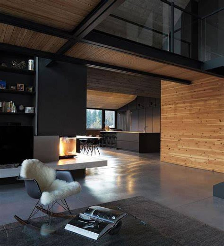The interior was sleek and modern