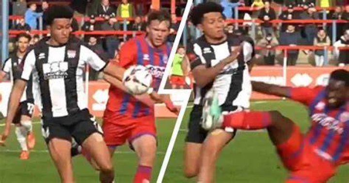 The National League clash between Barnet and Southend was delayed due to a freak injury