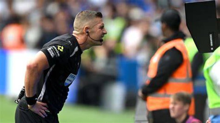  The referee had other ideas though and called him back for another word
