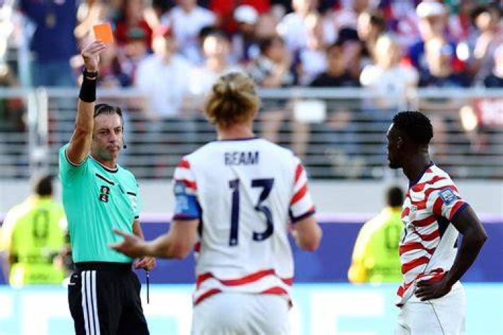  The referee showed Remy a straight red card to send him off for a second time in two minutes