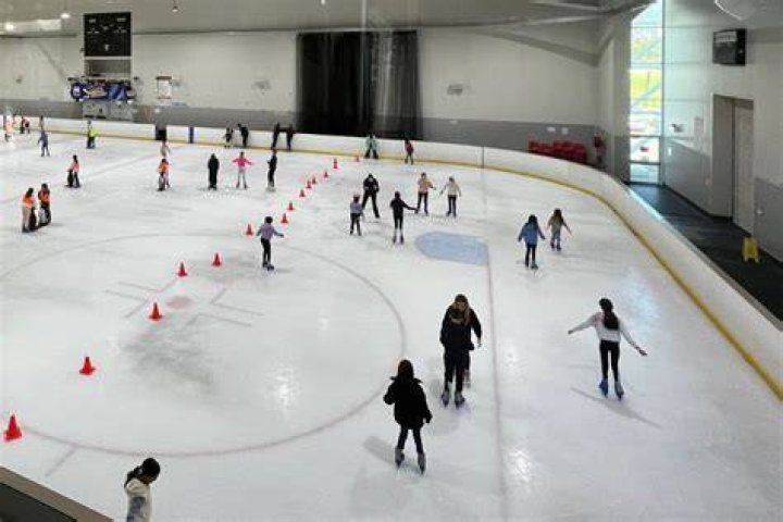  The rink is located in the car park of the Three Spires centre in Lichfield, Staffs