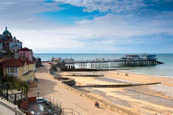  The seaside town of Cromer was placed on "lockdown"