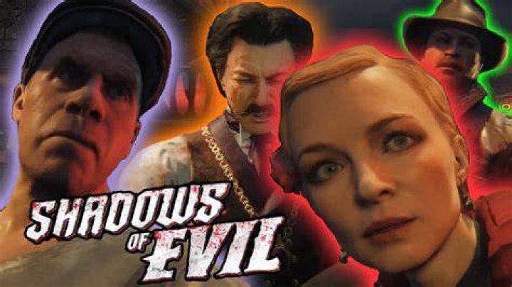 The Shadows Of Evil crew, Monty, and Shadow Man in Call Of Duty Black Ops III Zombies