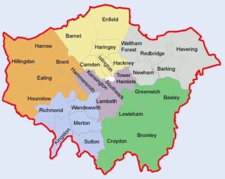 The south east London area was drenched by the overnight downpours