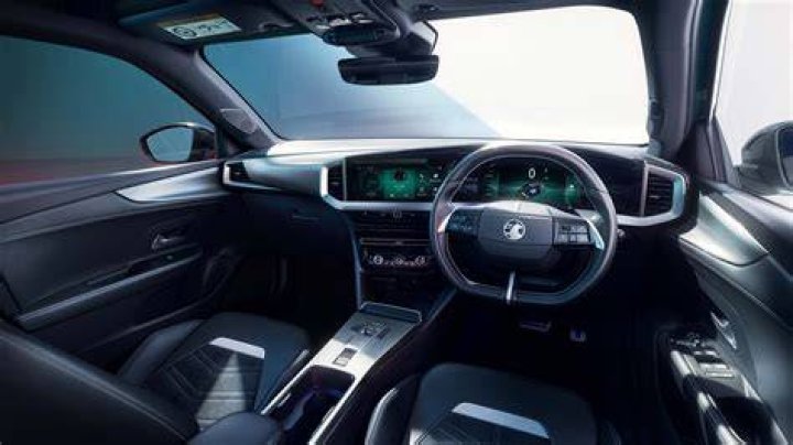 The Vauxhall has no steering wheel - only a tiller