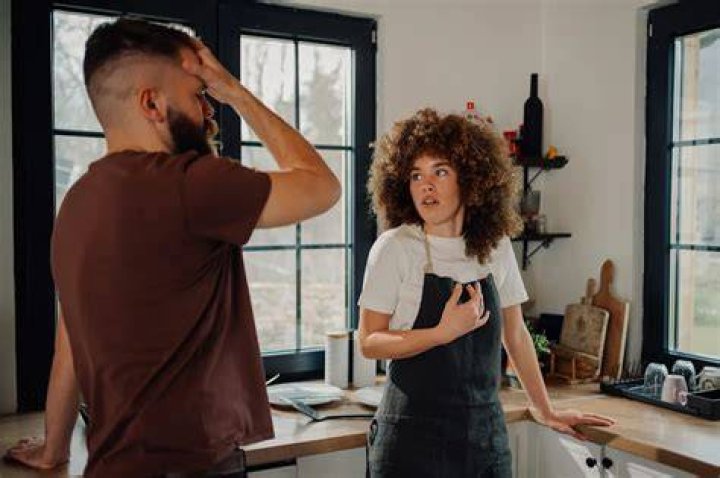 The woman asked her partner to look after his daughter at his parents' house - but the suggestion hasn't gone down well