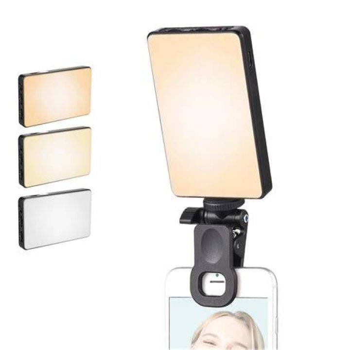 This portable clip-on selfie light is ideal for selfie go-getters
