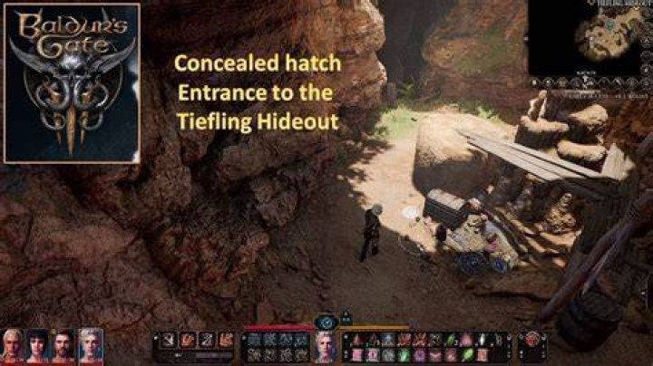 Tiefling Hideout Concealed Hatch