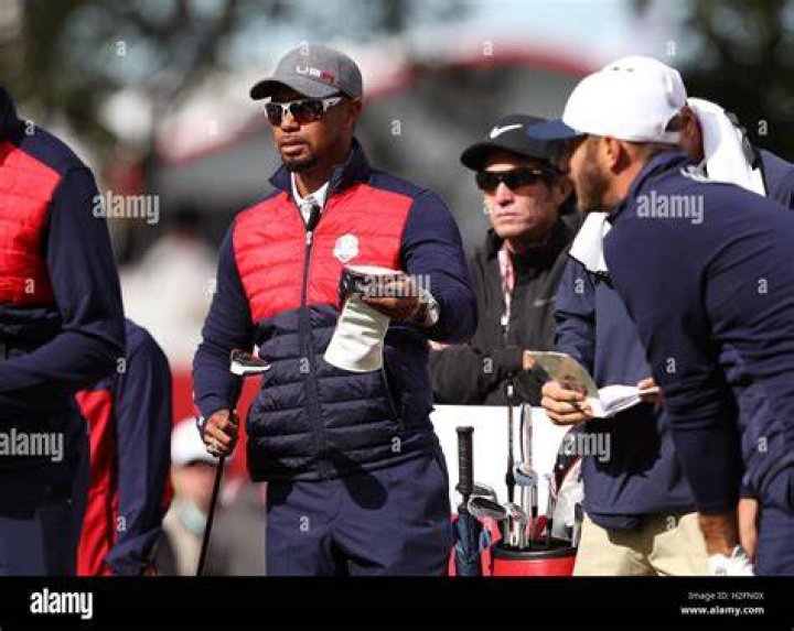  Tiger Woods is vice-captain at the Ryder Cup in Hazeltine
