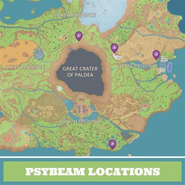 TM 016 Psybeam Map Location in Pokémon Scarlet and Violet