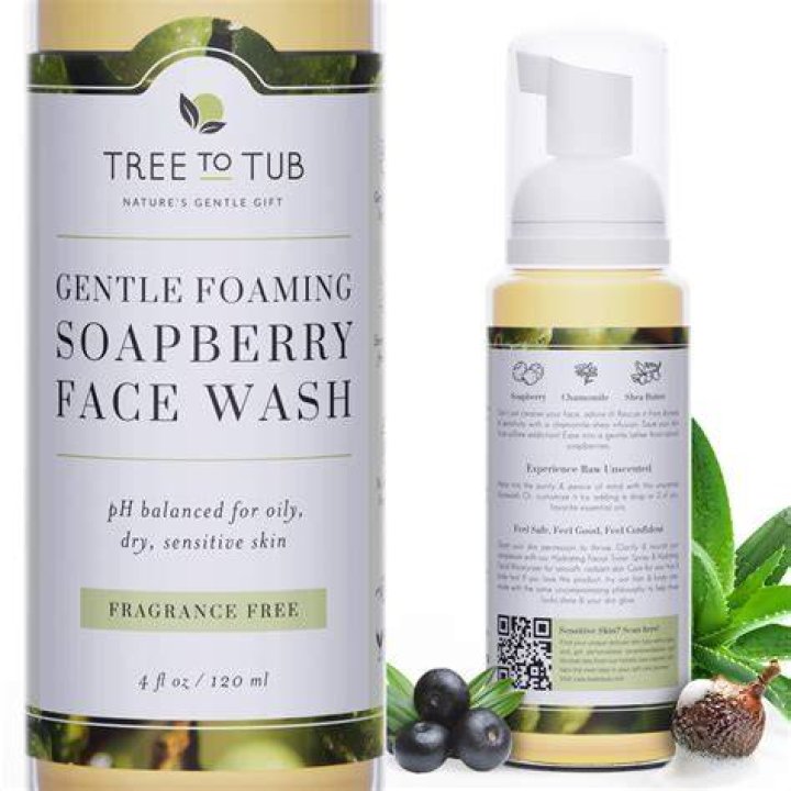 Tree to Tub Gentle Foaming Soapberry Facewash