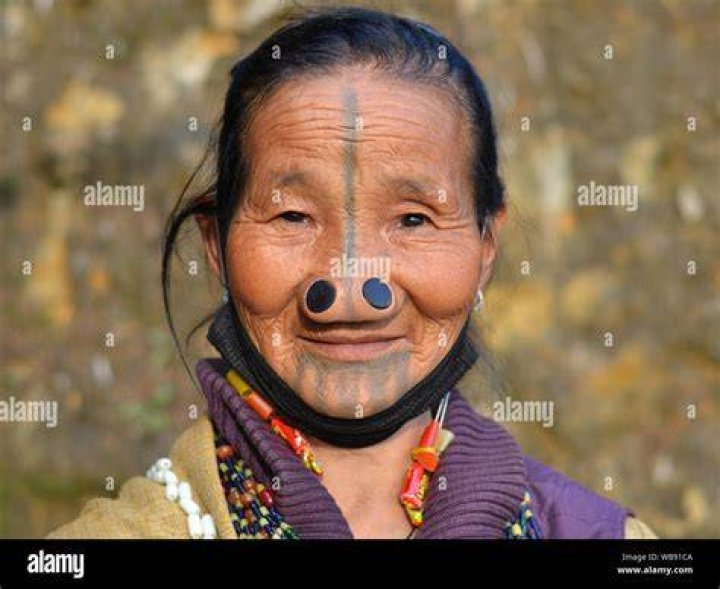 Tribal Face Nose Tattoo 3 primo_juan_