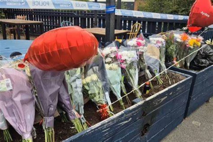 Tributes are left outside Knotty Ash house where he was born and where he died
