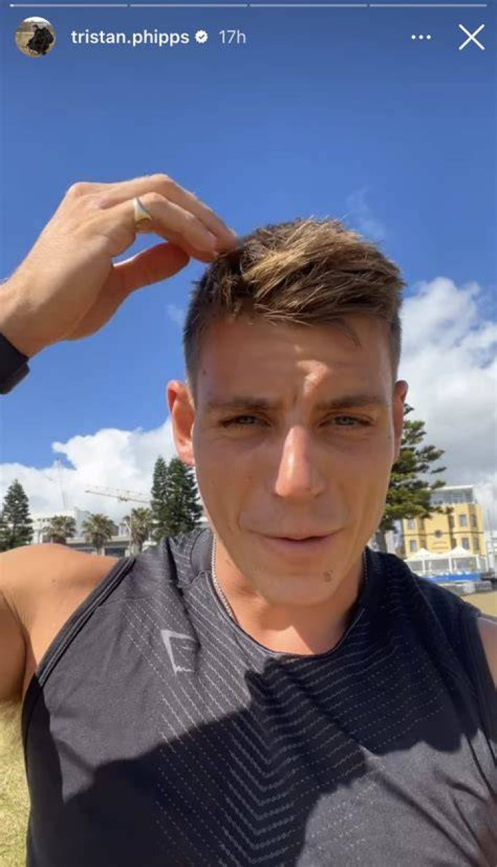 Tristan Phipps has sparked rumours he's signed up for I'm A Celebrity