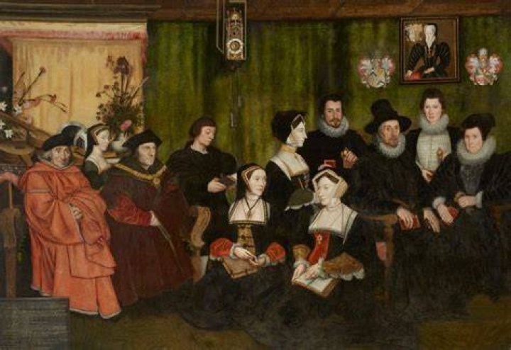 Tudor with his work group