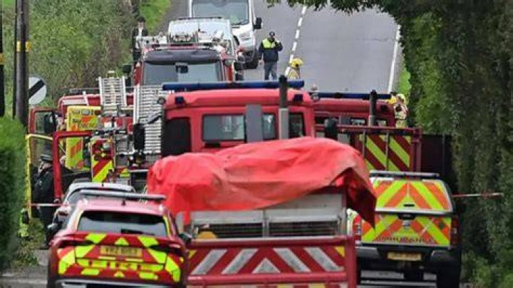 Two men have died in a horror smash on the A36 in Somerset