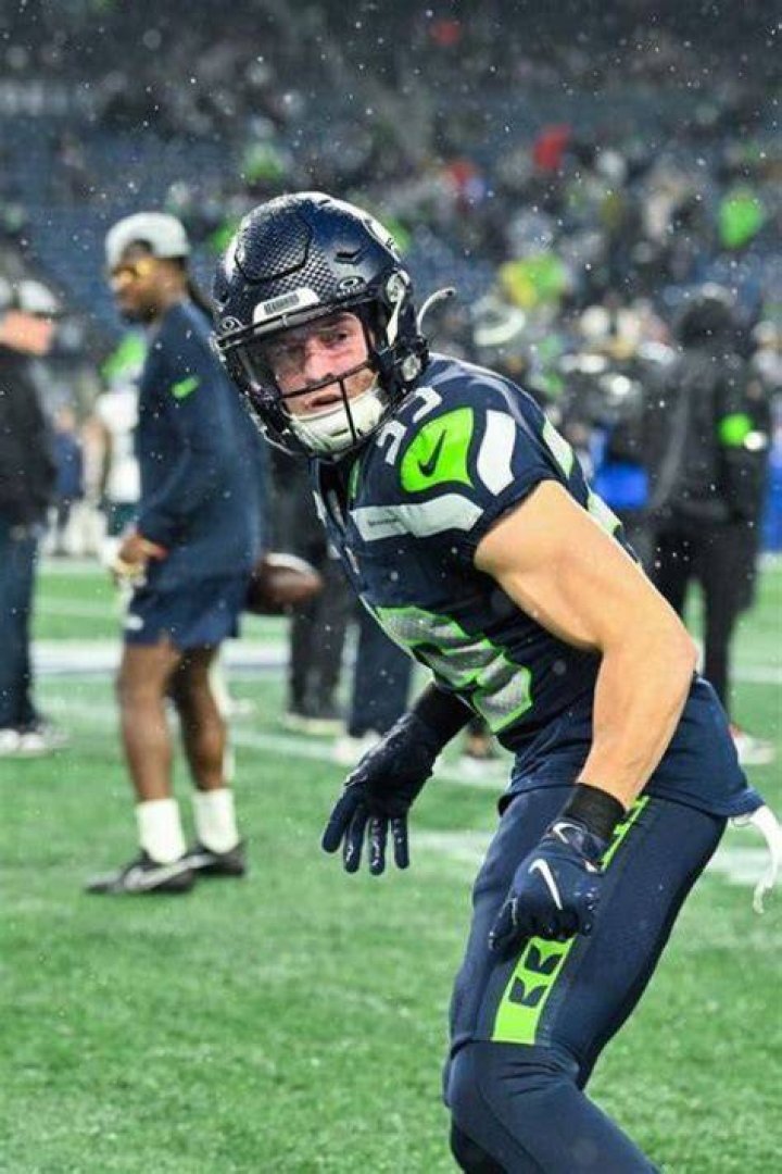 Ty Okada Pictured In Action For The Seahawks 