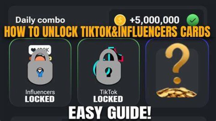 UNLOCK TIKTOK AND INFLUENCERS CARD! HAMSTER KOMBAT DAILY COMBO TODAY