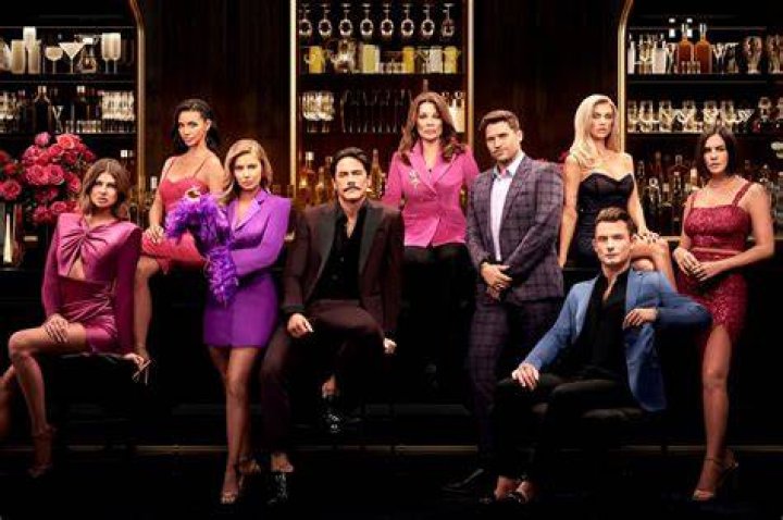 Vanderpump Rules Season 10 Actors pose at the bar 
