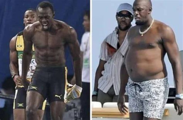  Vega with Usain Bolt after customising a car for the sprint legend