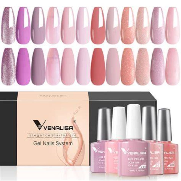 Venalisa Gel Nail Polish - Nude Pink