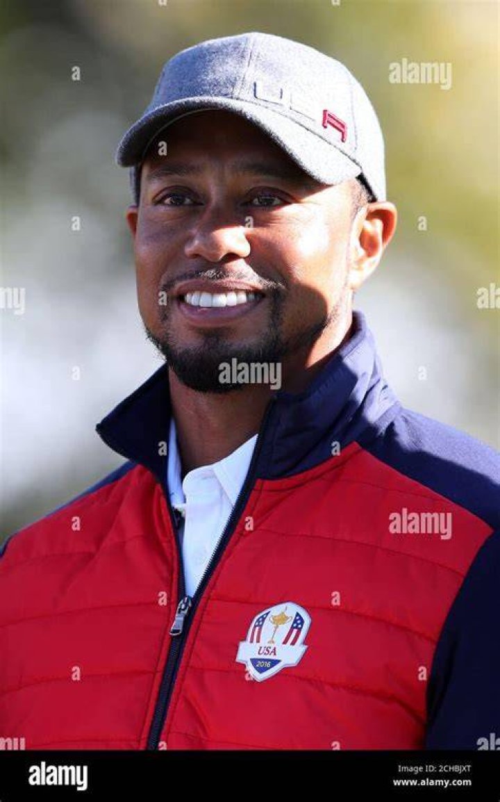  Vice-captain Tiger Woods was in the sun but others near him remained cool
