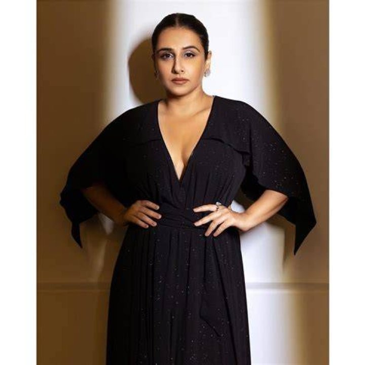 Vidya Balan in black dress