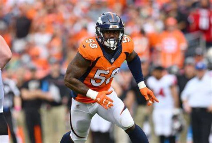 Von Miller, An NFL Player With His Son Valor