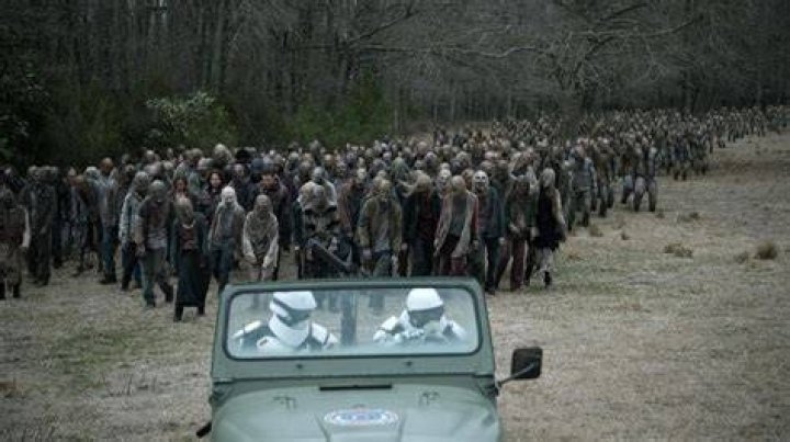 Walkers, as seen in Episode 1 of AMC's Fear the Walking Dead Season 7