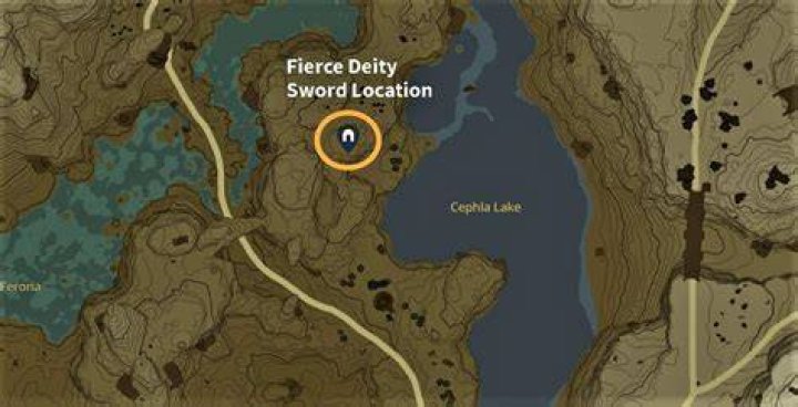 Where to find the Fierce Deity Sword in 'Tears of the Kingdom'