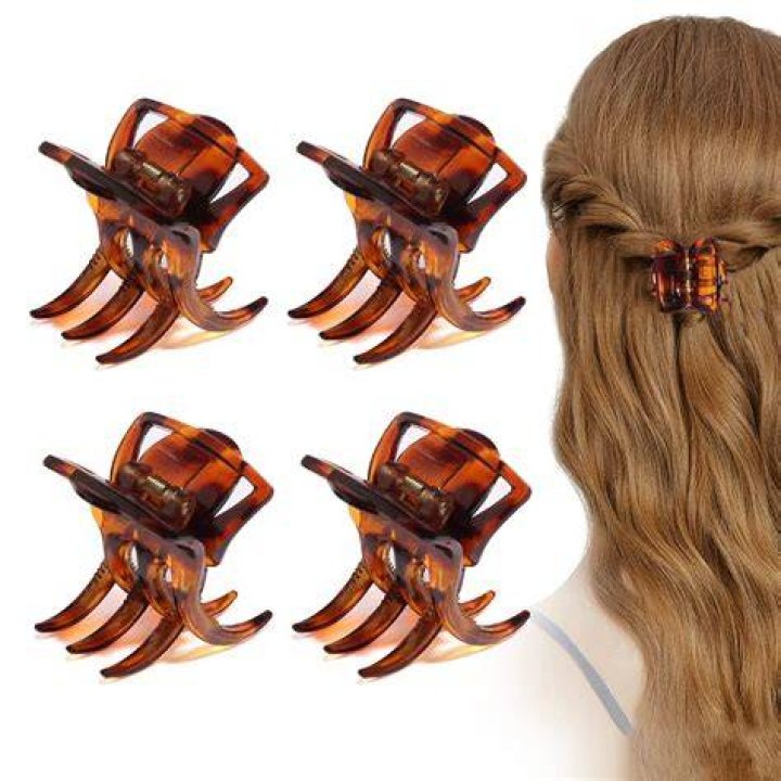 WILLBOUND 6 Pieces Medium Hair Claw Clips