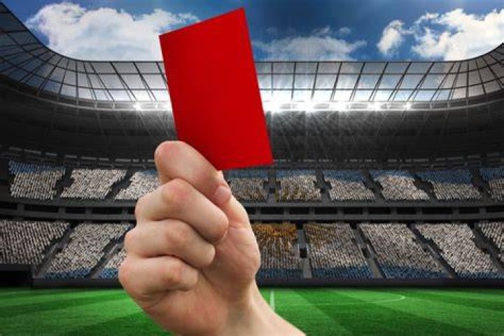  With the initial red card wiped, Remy thought he was free to return to his position in defence