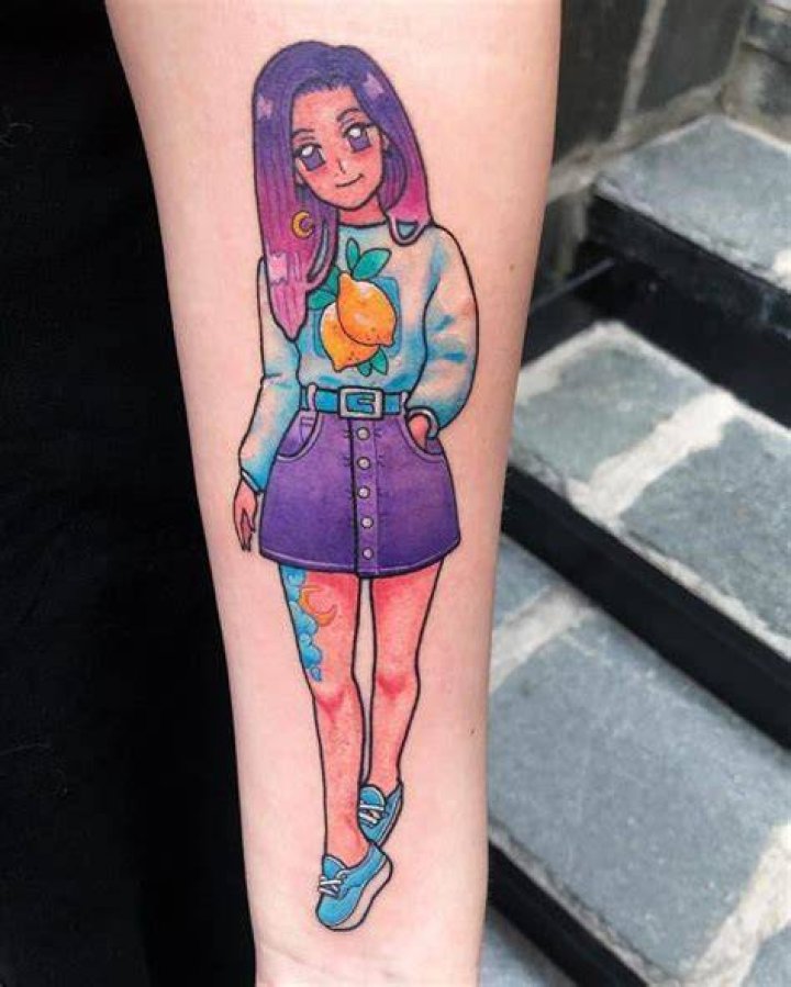 Woman Cute Tattoo Qgo Tattoo