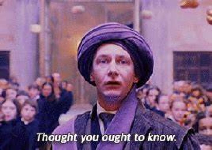 You know, professor, I just don't know anymore...