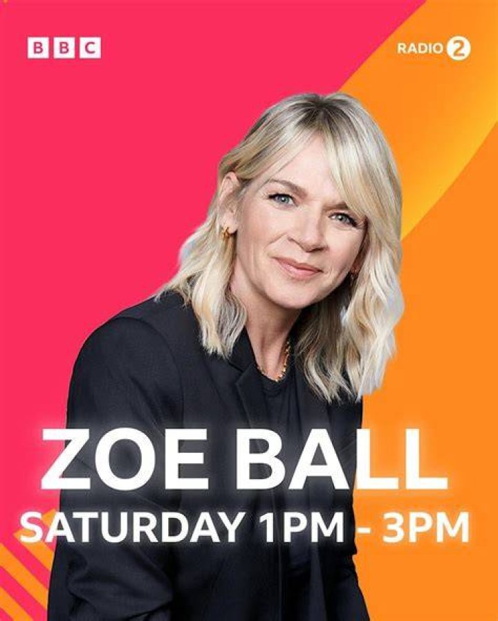  Zoe is also the host of Radio Two's breakfast show