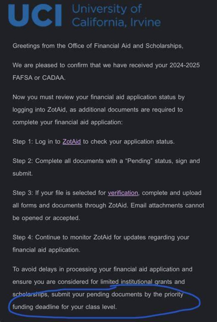 ZotAid Help r/UCI